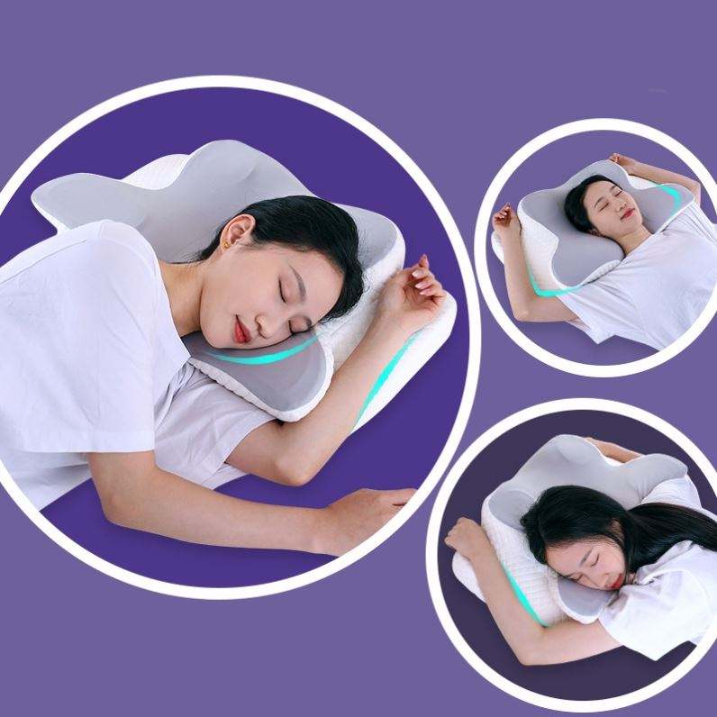 Ergonomic Memory Foam Cervical Pillow for Neck Pain Relief