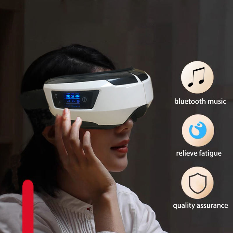 Smart Eye Massager with Heat, Vibration & Bluetooth Music