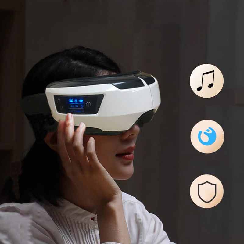 Smart Eye Massager with Heat, Vibration & Bluetooth Music